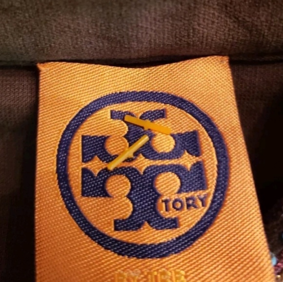 Tory Burch Green Velvet Tunic Beaded size Small - Picture 6 of 8